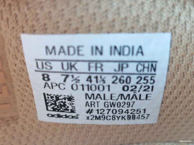 Enflame 700 GW0297 Yeezy Boost Amber Adidas 1204